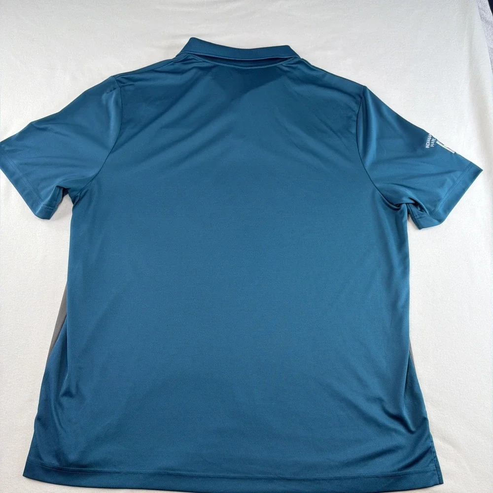 Harley Davidson Mens XXL Polo Shirt Blue Gray Indianapolis Southside Indiana